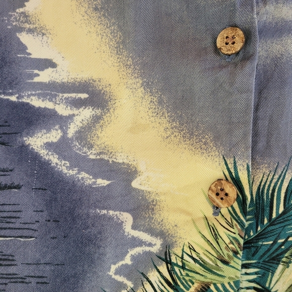 Tommy Bahama XXL Mens 100% Silk Short Sleeve Button Up Shirt - Picture 12 of 12